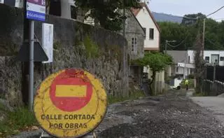La humanización de San Martiño acelera y ya corta el vial de Casa Nova