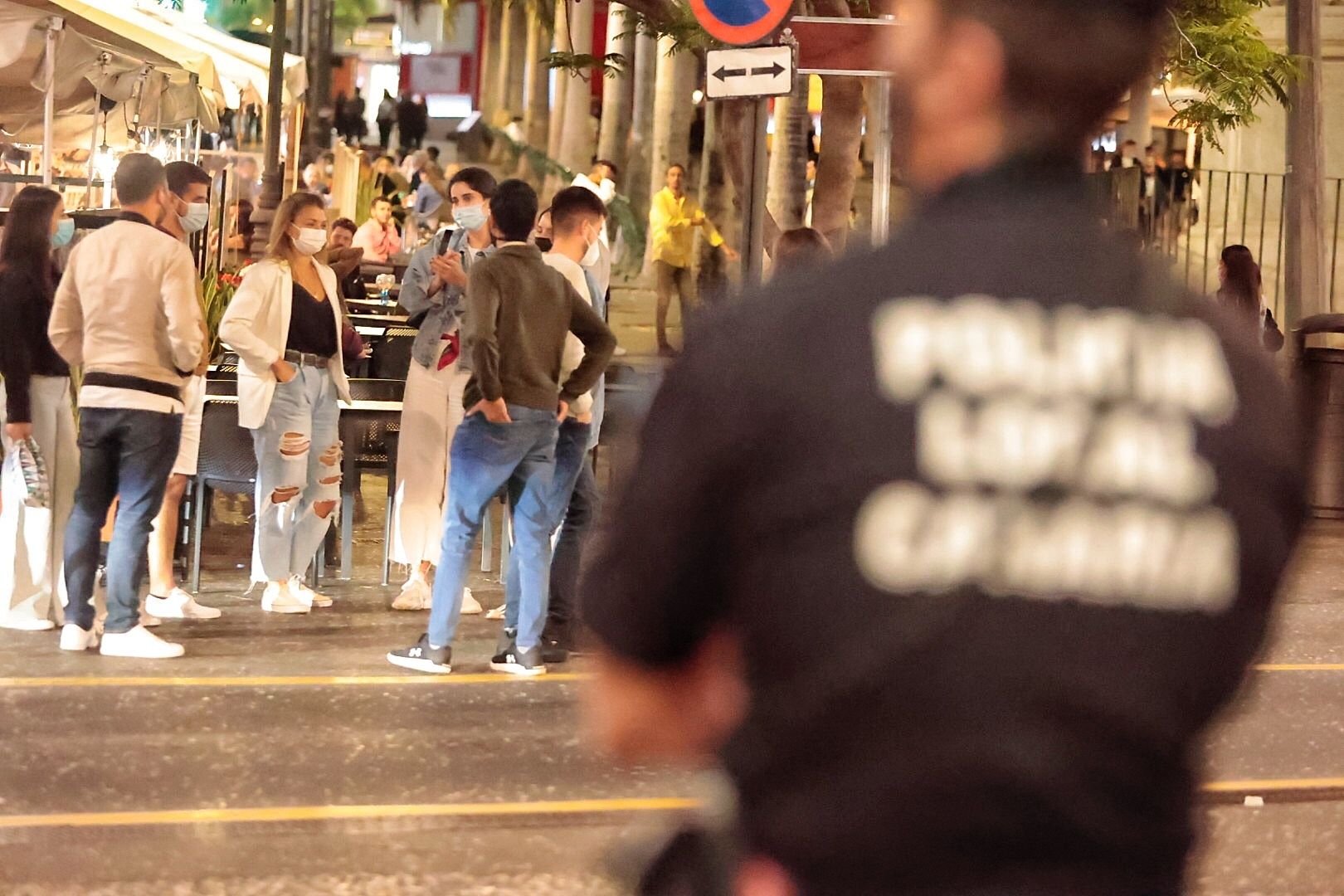 Dispositivo policial nocturno