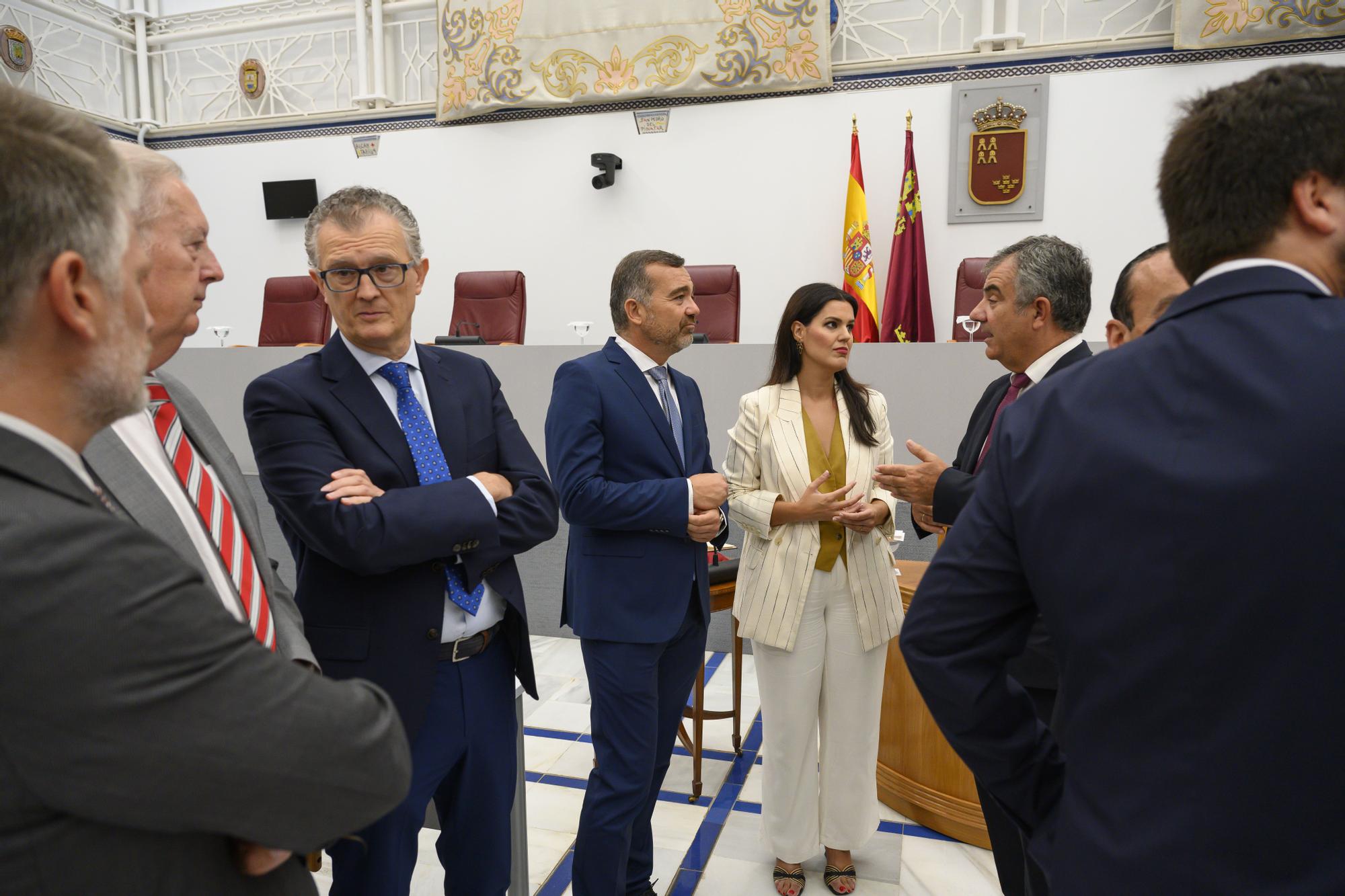 Primera sesión del segundo debate de investidura de López Miras en la Asamblea