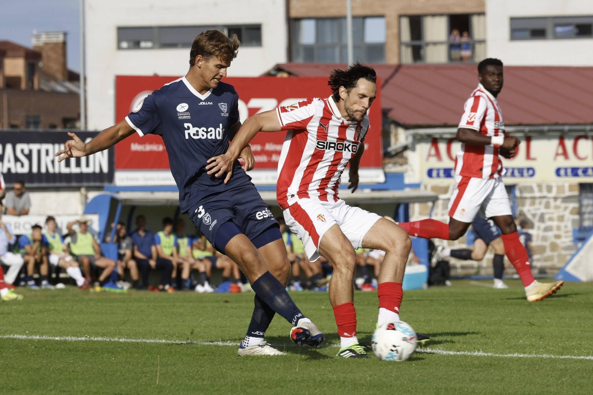 EN IMÁGENES: así fue el choque entre el Sporting y el Marino de Luanco