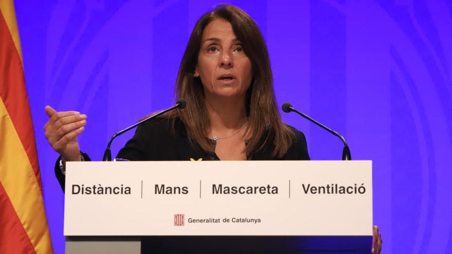 La portaveu del Govern en funcions, Meritxell Budó