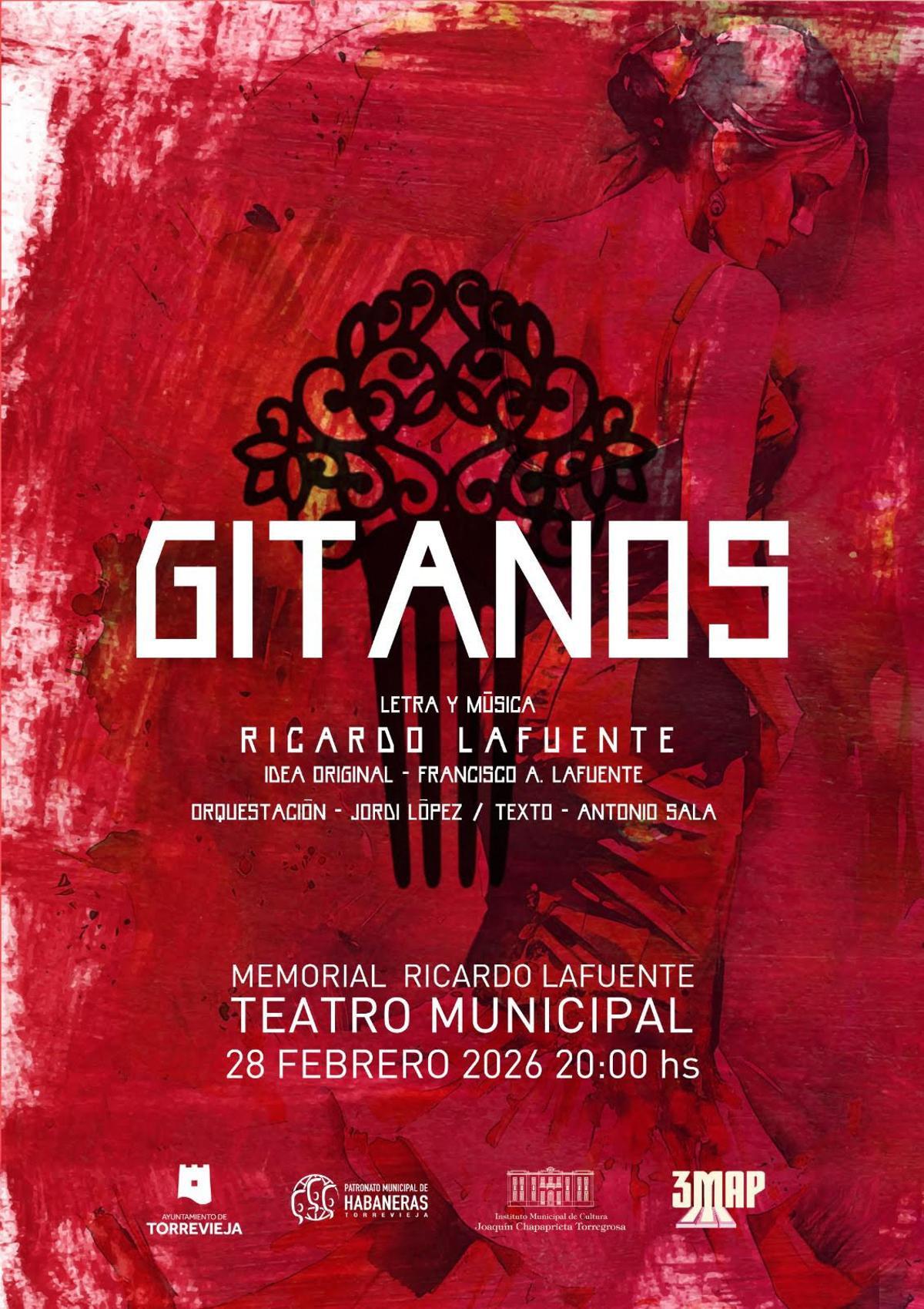 Cartel anunciador de "Gitanos"