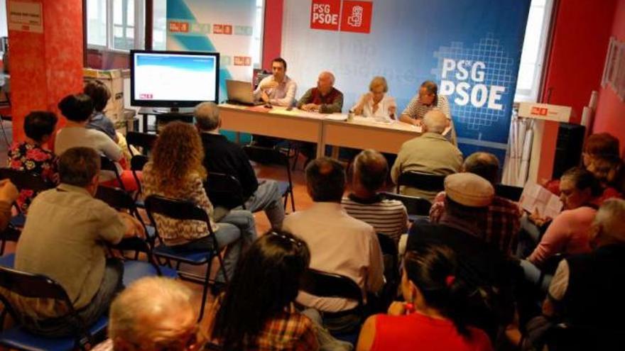 Asamblea socialista celebrada en 2012 donde Piñeiro fue reelegido secetario xeral.  // Gonzalo Núñez