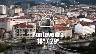 El tiempo en Pontevedra: previsión meteorológica para hoy, miércoles 19 de agosto