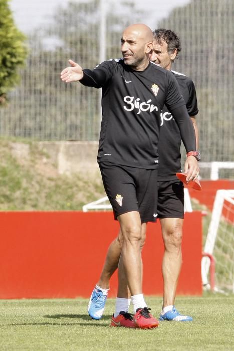 Entrenamiento del Sporting