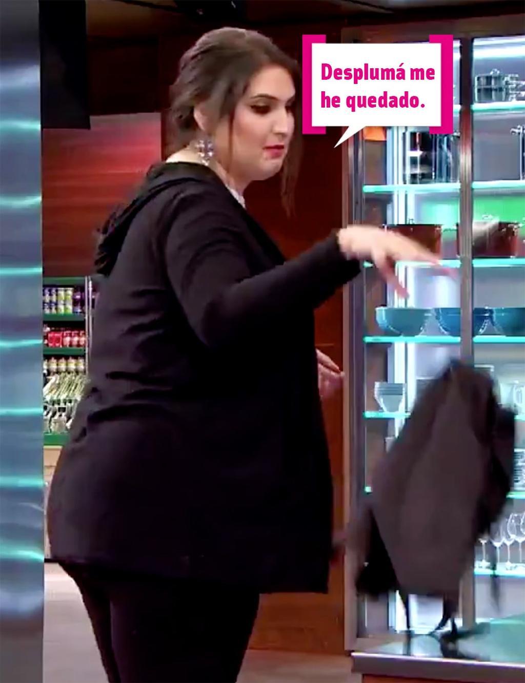 Saray de 'MasterChef' con bocadillo 'desplumada'
