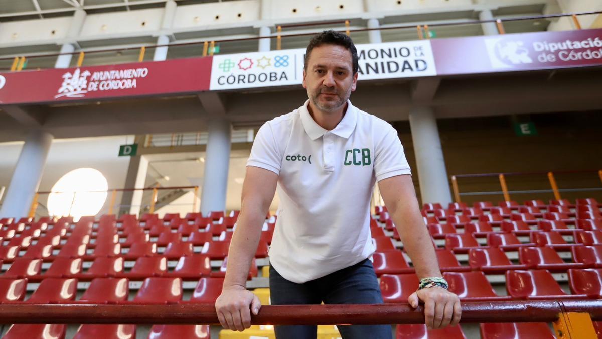 Alfredo Gálvez, en Vista Alegre durante una entrevista concedida a Diario Córdoba en 2024.