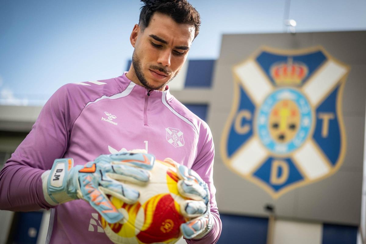 Dani Martín, portero del CD Tenerife