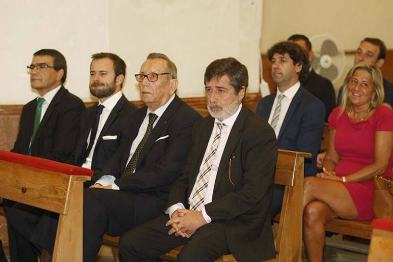 Ofrenda floral del Córdoba Cf a San Rafael