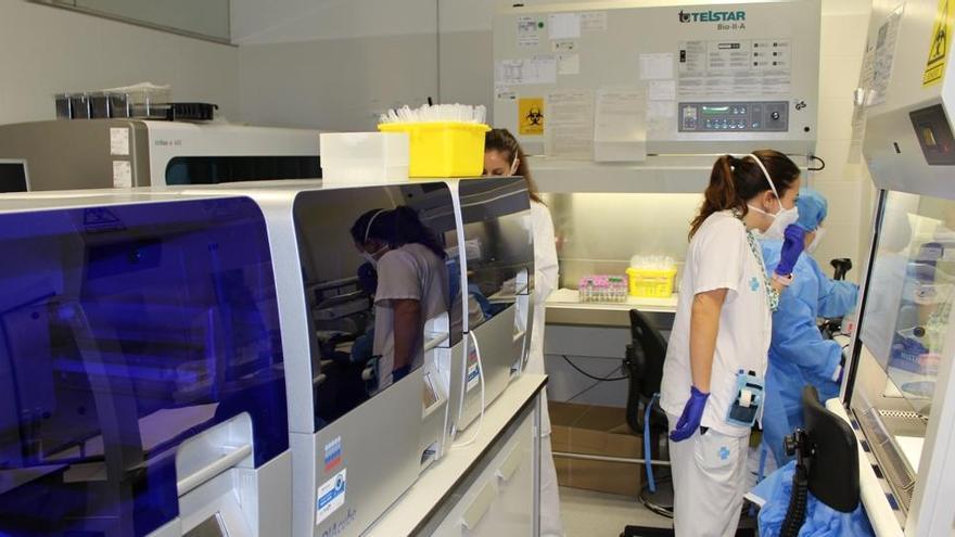El laboratori de l&#039;Hospital Joan XXIII de Tarragona on s&#039;analitzen les proves PCR de covid-19 ·