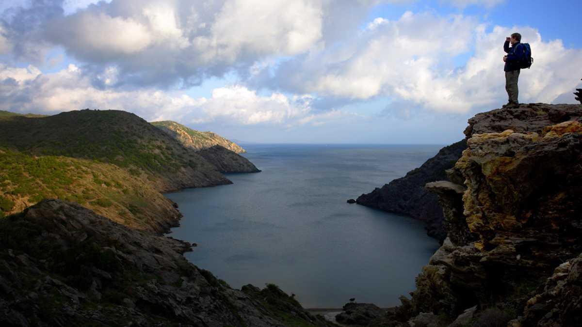 Una de les vistes que ofereix el cap de Creus.