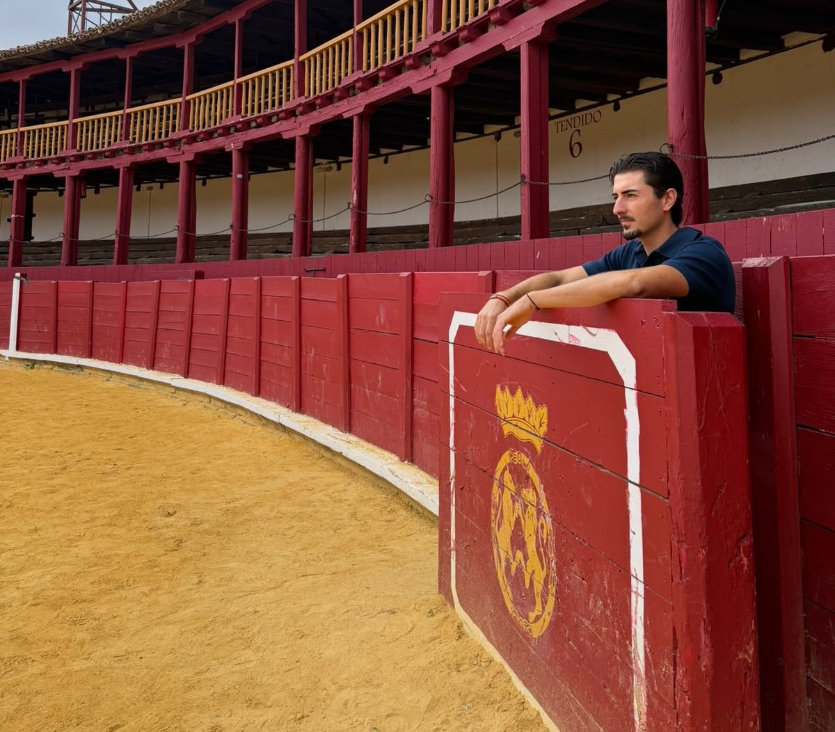 El cortador Daniel Bragado, en la plaza de toros de Toro.