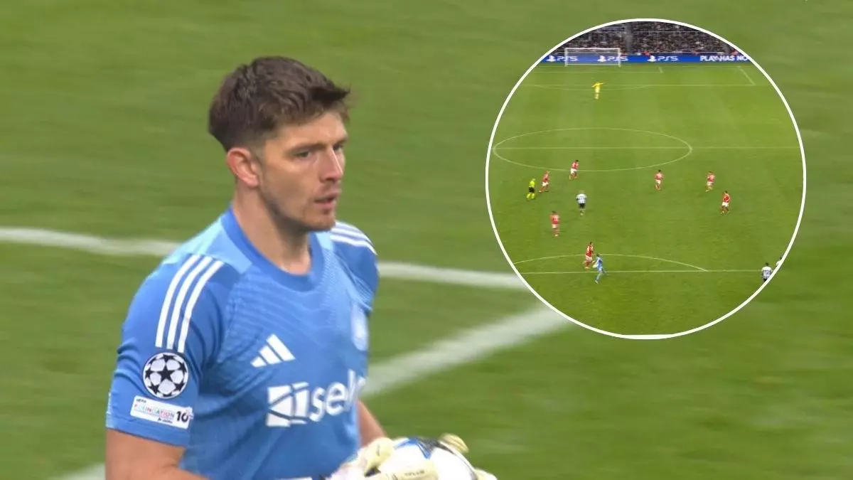 Nick Pope da a Barnes la mejor asistencia de la jornada de la Champions League