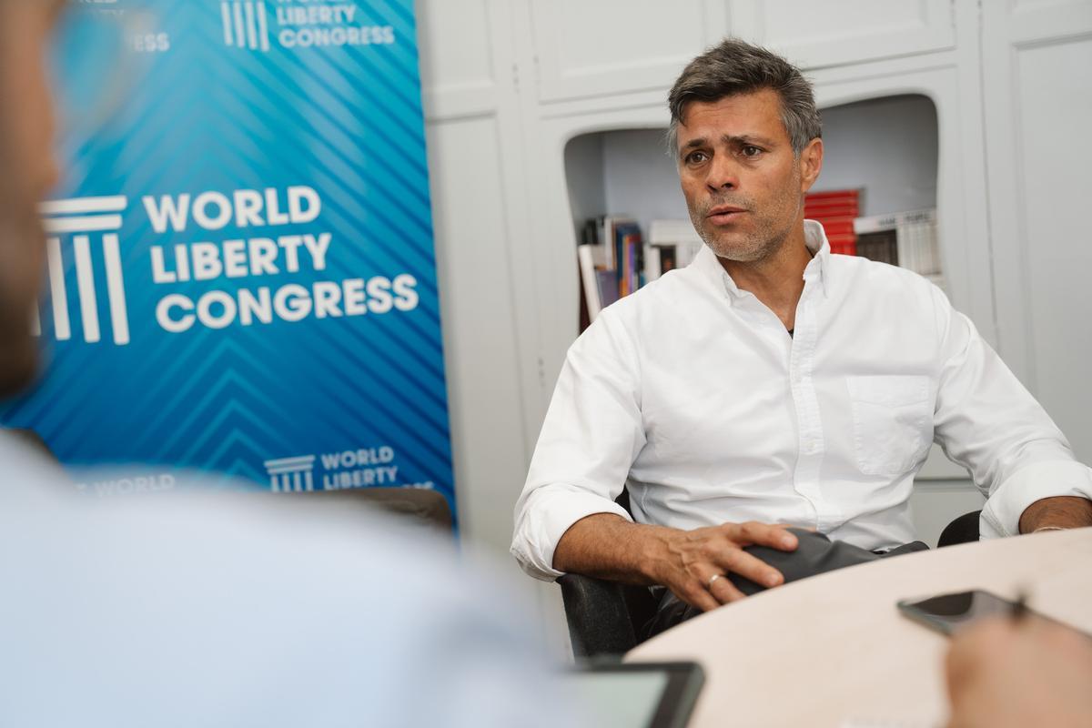 09.07.2024. MADRID. Leopoldo López, político venezolano en el exilio. Foto: Alba Vigaray