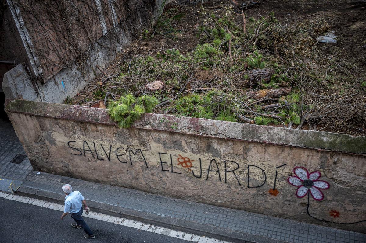 Comienzan las obras en Can Raventós, la última masía virgen de Sarrià: casi 60 pisos de lujo y 22 árboles talados.