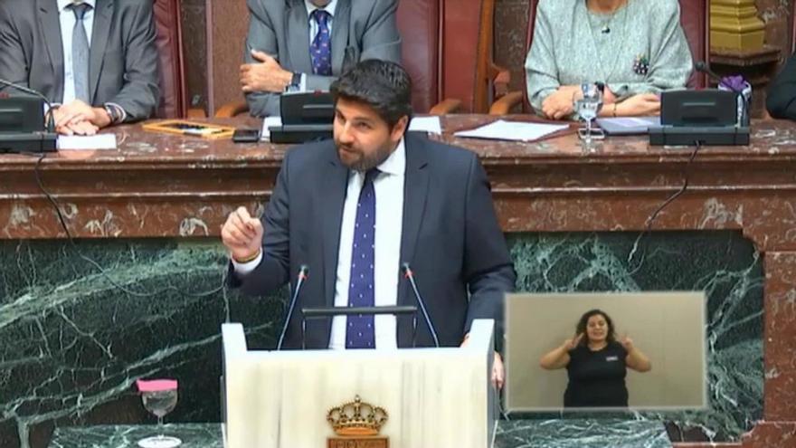 Discurso de Investidura: López Miras asegura un gobierno de "trabajo y diálogo"