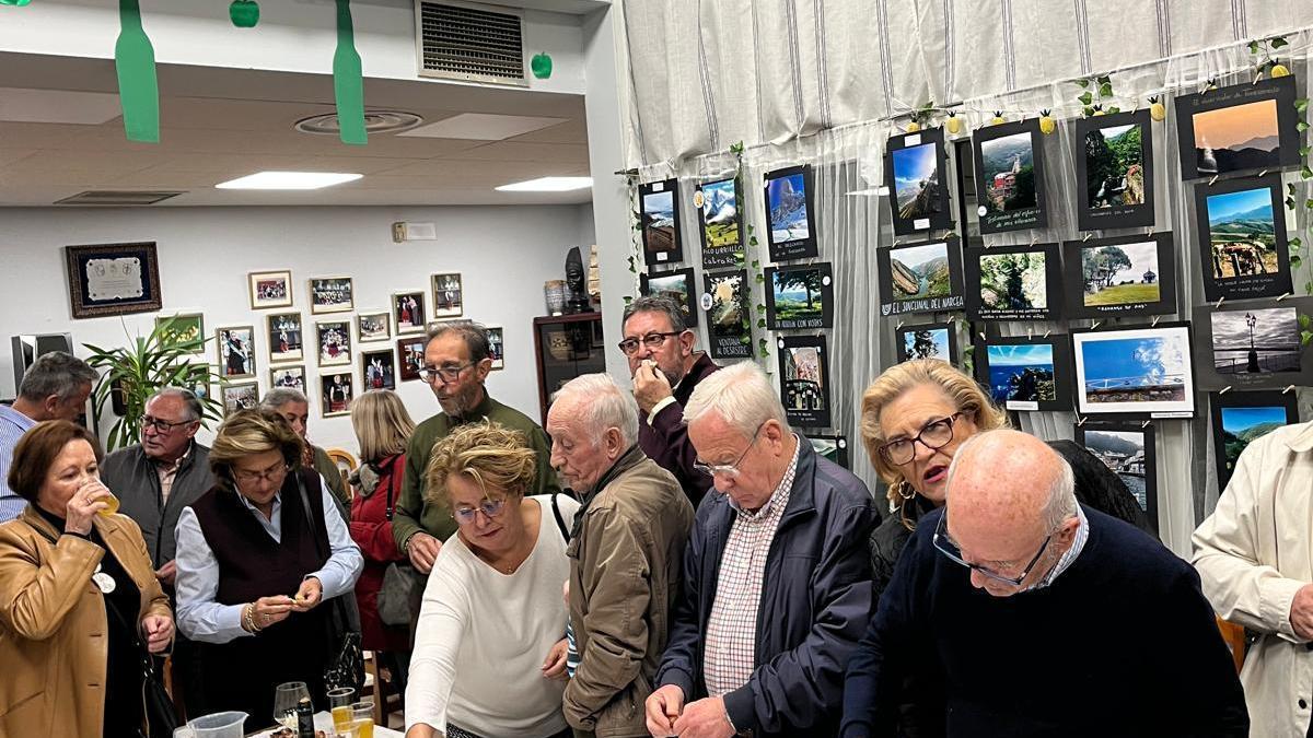 Una imagen de la fiesta del Amagüestu de la Casa de Asturias de Alcalá.