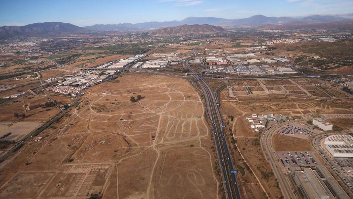 Vista aérea de los terrenos donde irá la Expo 2027 y donde se ubica el Residencial Buanvista.