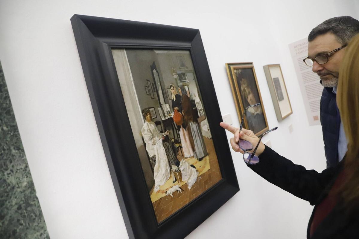 Cordoba delegado territorial de Cultura, Eduardo Lucena, presenta la exposición "Rafael Romero de Torres. Del academicismo al realismo social"