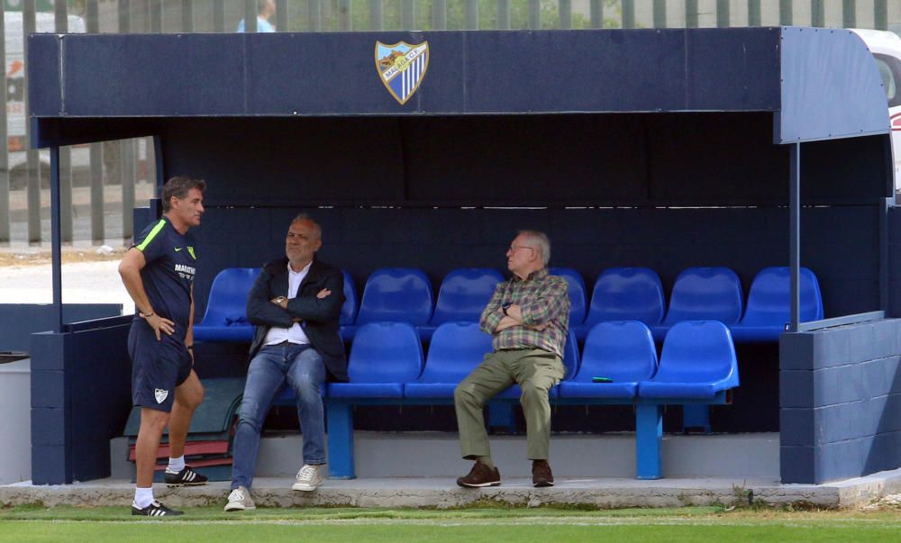 Tras la derrota ante el CD Leganés y con Míchel ratificado en su puesto, la plantilla ya trabaja de cara al encuentro del sábado en el Camp Nou