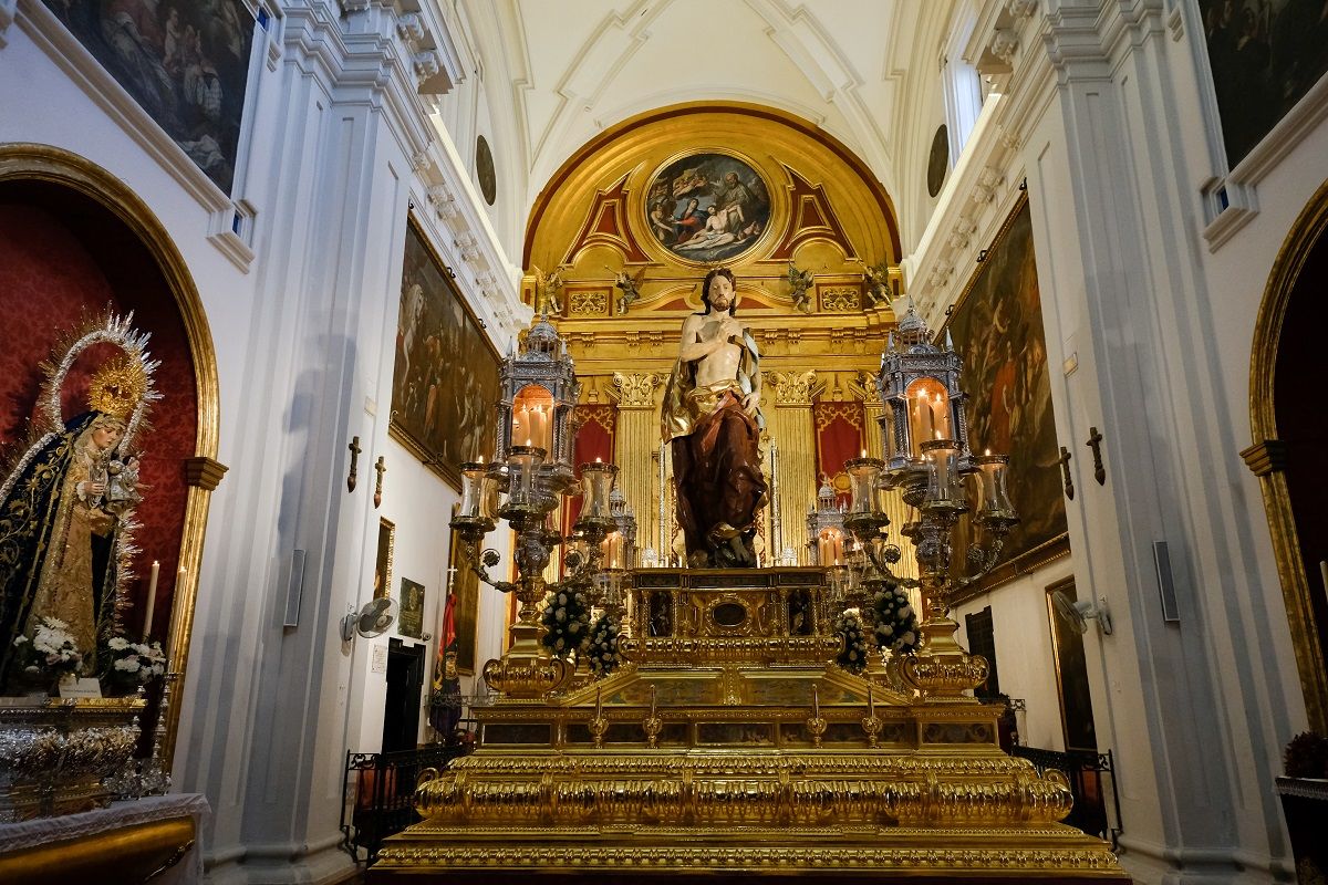 Domingo de Resurrección en la iglesia de San Julián, sede de la Agrupación de Cofradías