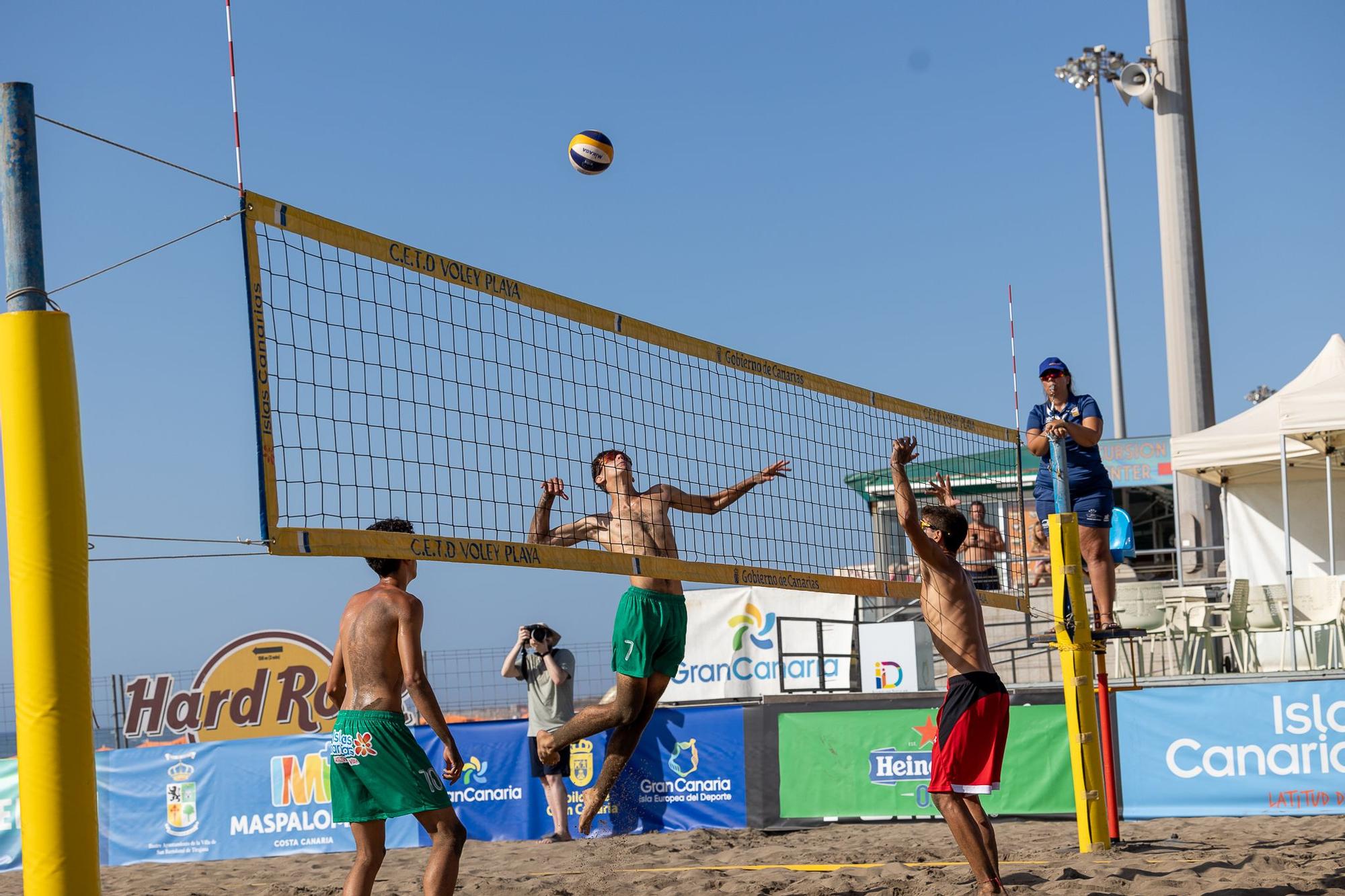 Final del Campeonato de Canarias de vóley playa de los Summer Games Maspalomas