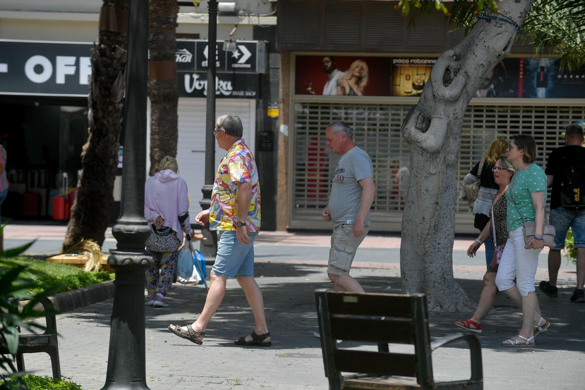 Turistas en Las Palmas de Gran Canaria