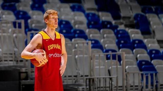 Alberto Díaz, con la selección española