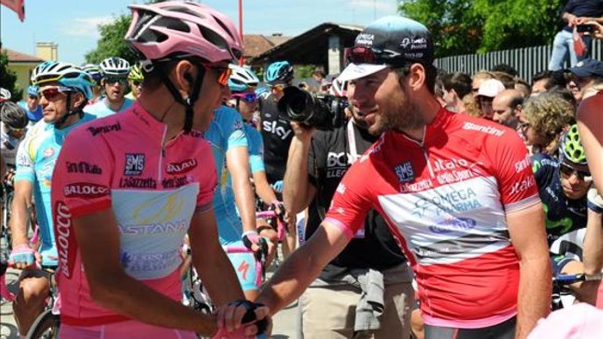 Cavendish y Nibali