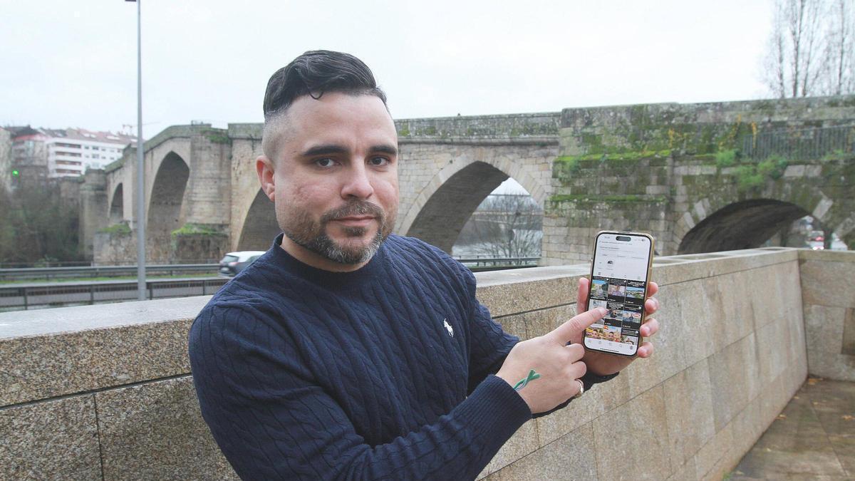 Luis Álvarez enseña su perfil en la plataforma Instagram.