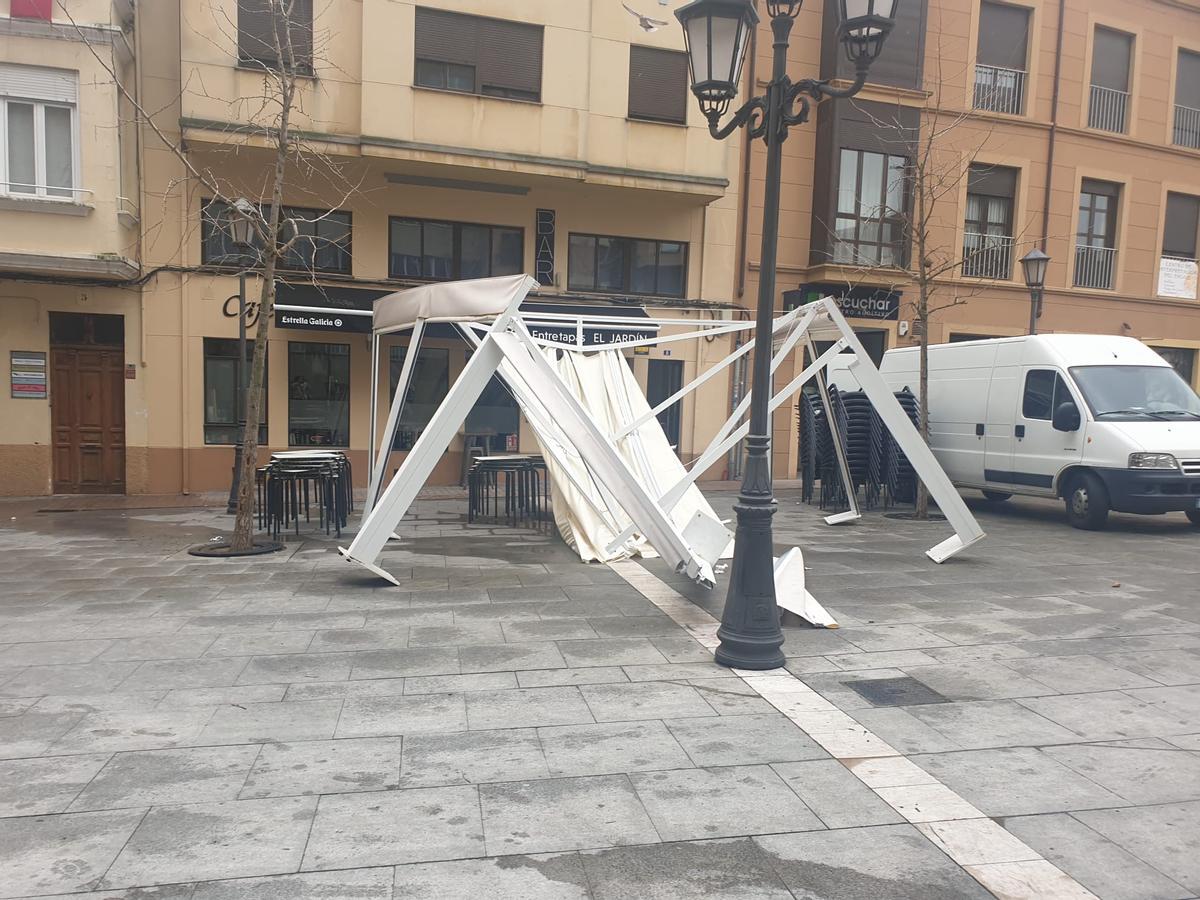 GALERÍA | Los estragos de la tormenta de granizo en Zamora