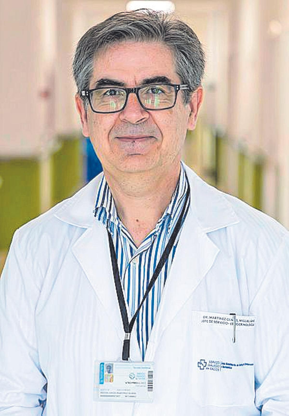 Miguel Ángel Martínez Olmos, jefe de Endocrinología y Nutrición del CHUS