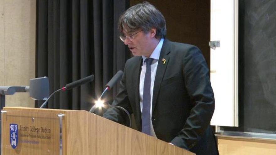 Puigdemont: Espanya no pot garantir els drets judicials dels seus ciutadans