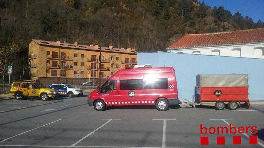 El centre de coordinació de la recerca de l&#039;home de 91 anys a Ribes de Freser