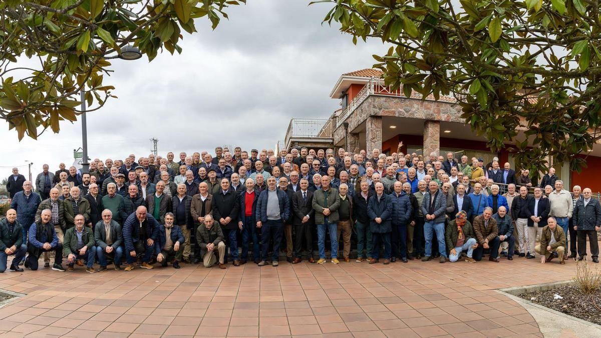 Asistentes al encuentro de la Policía Nacional de Asturias.