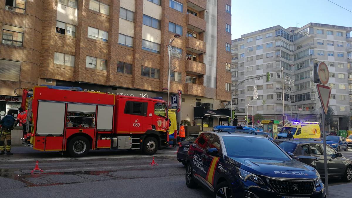 Incendio esta tarde en Jenaro de la Fuente.