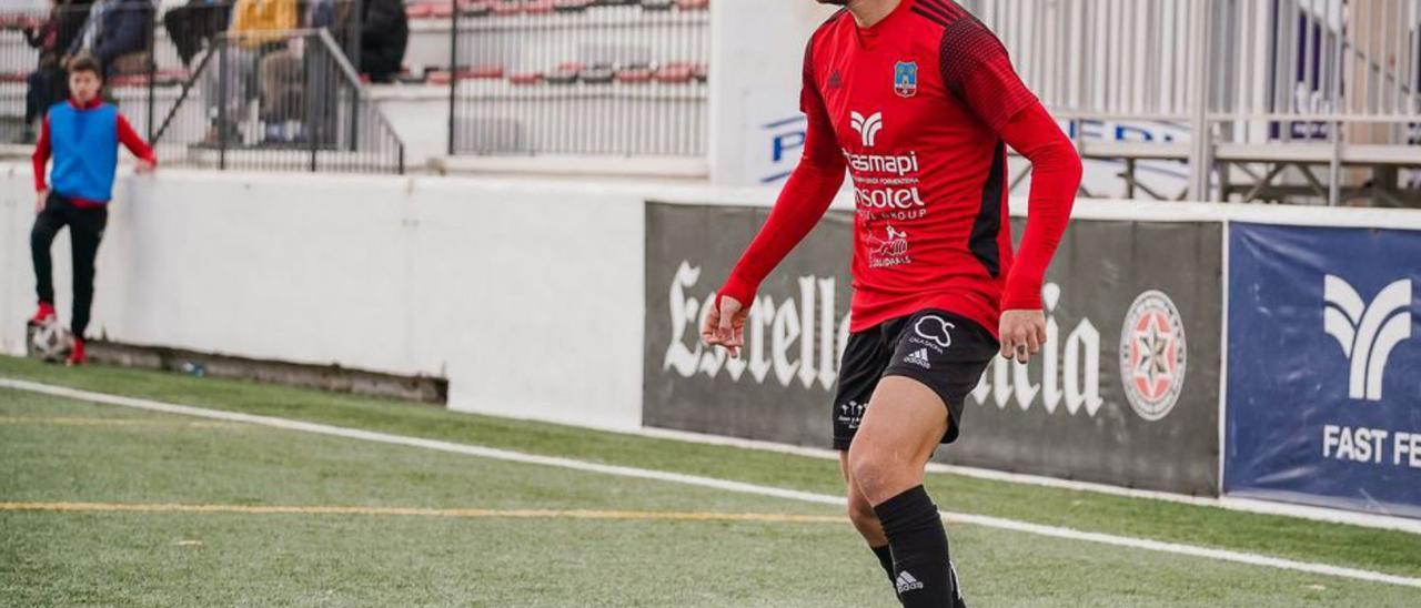 Diego Díaz, autor del gol ante el Saguntino.
