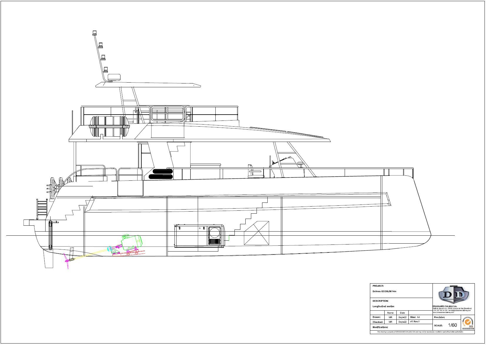 Un barco golondrina eléctrico para navegar por la costa de Mallorca