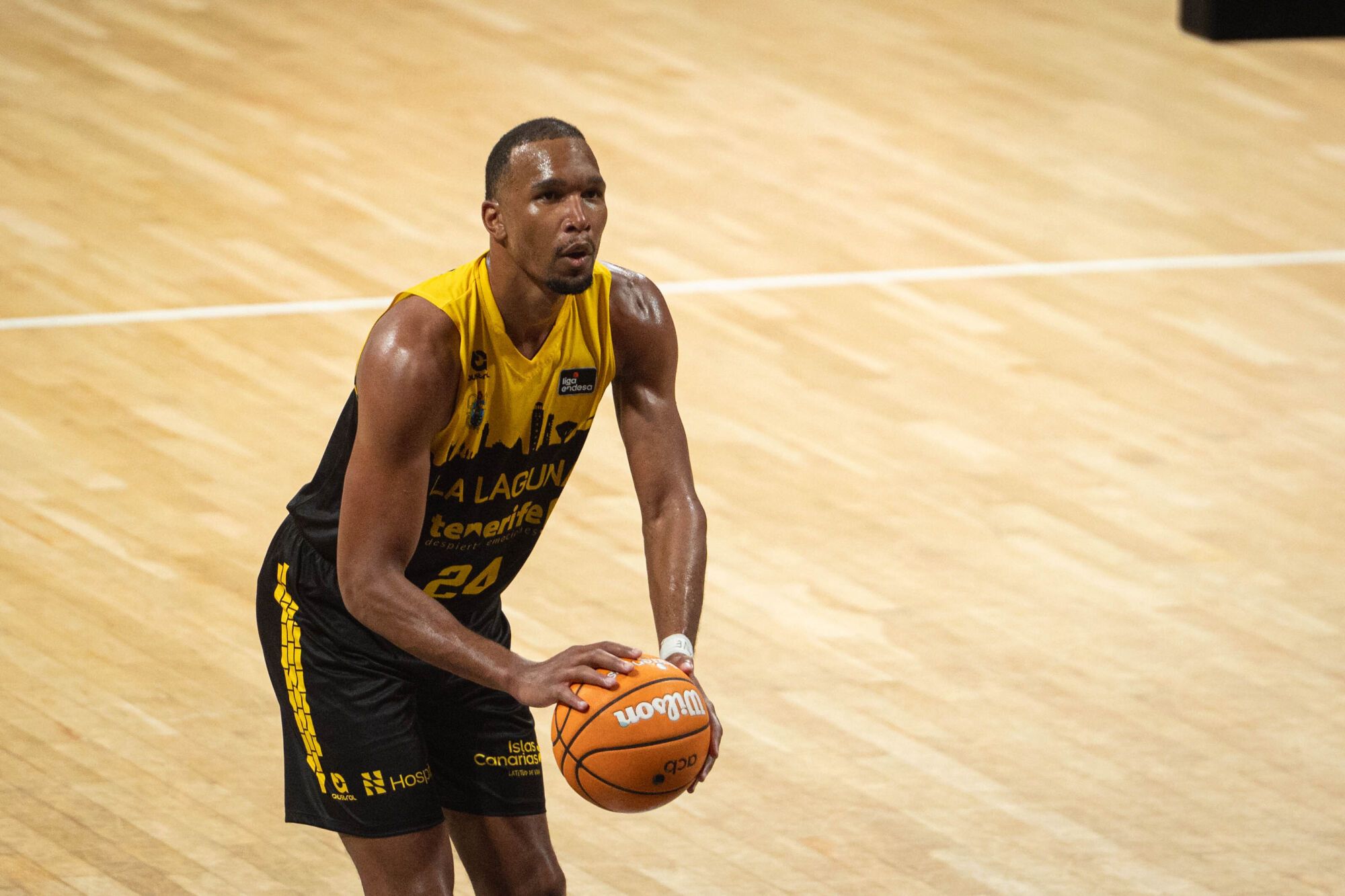 Partido La Laguna Tenerife CB Canarias - Joventut Badalona Inicio de playoff de Liga Endesa Quedarse hasta el fina porque en caso de derrota podría ser el último partido en casa esta temporada  | 02/06/2025 | Fotógrafo: Rafael Arturo Jiménez Rivero
