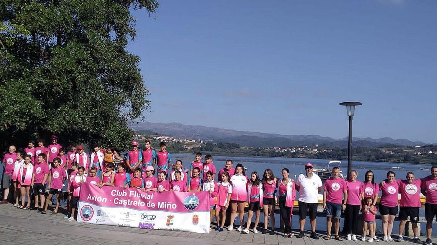 El Fluvial Avión-Castrelo de Miño se hizo con la II Regata de Liga Provincial. | // FDV