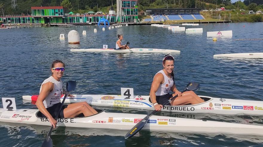 Laura Pedruelo, subcampeona de España de K1 1.000 y Eva Barrios, quinta