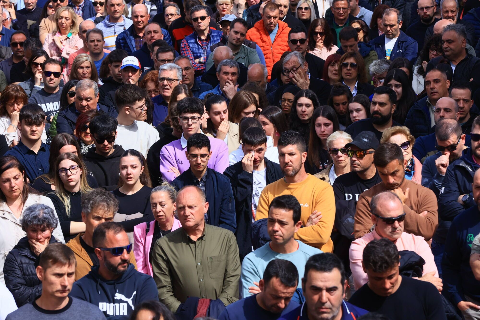 Así fue el desgarrador funeral en Villablino de los fallecidos en el accidente minero de Degaña