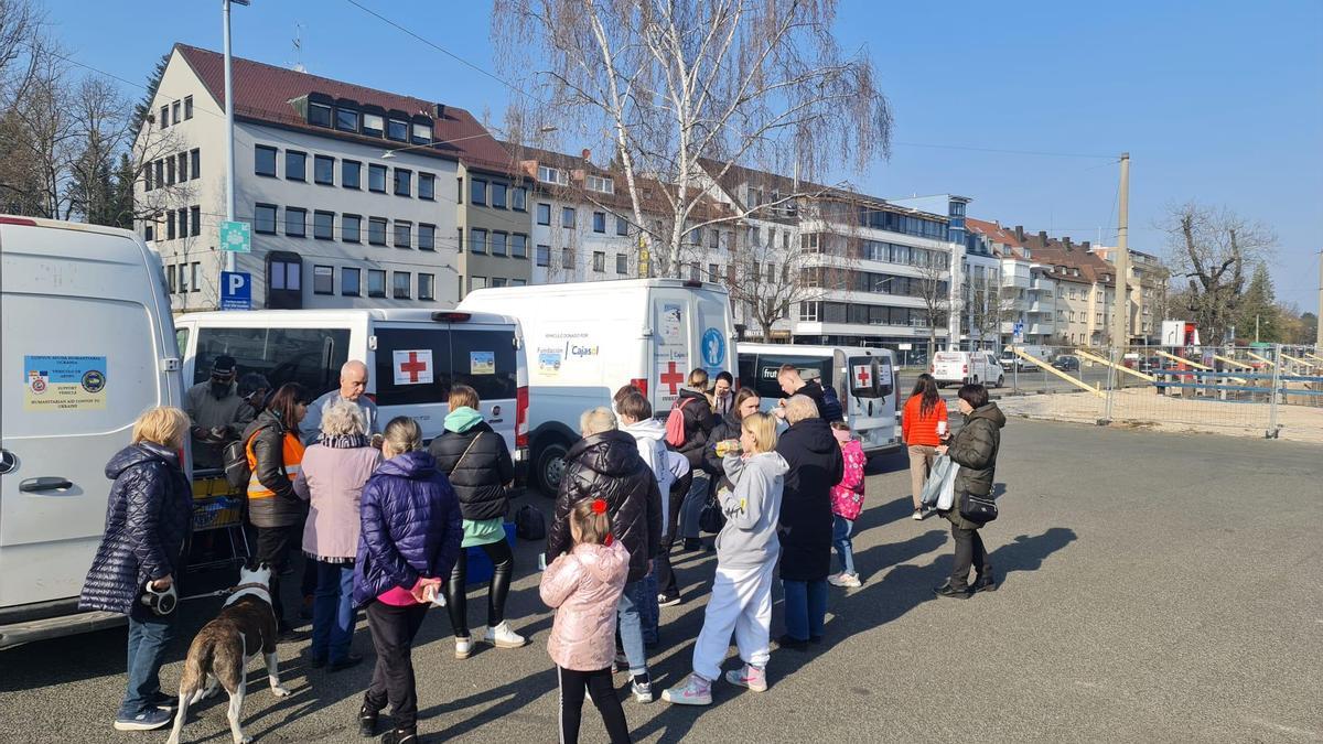 Parada en Nuremberg para comer.