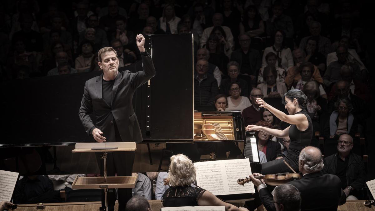 Un momento del concierto.