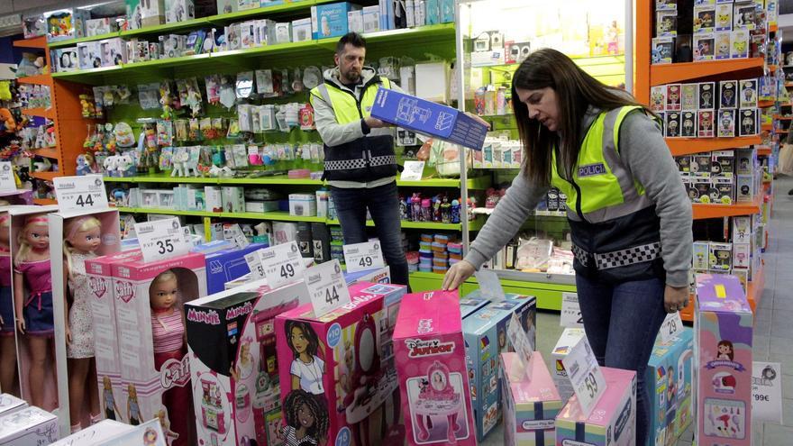 La Policia de Girona ha requisat 5.000 joguines insegures des de 2014