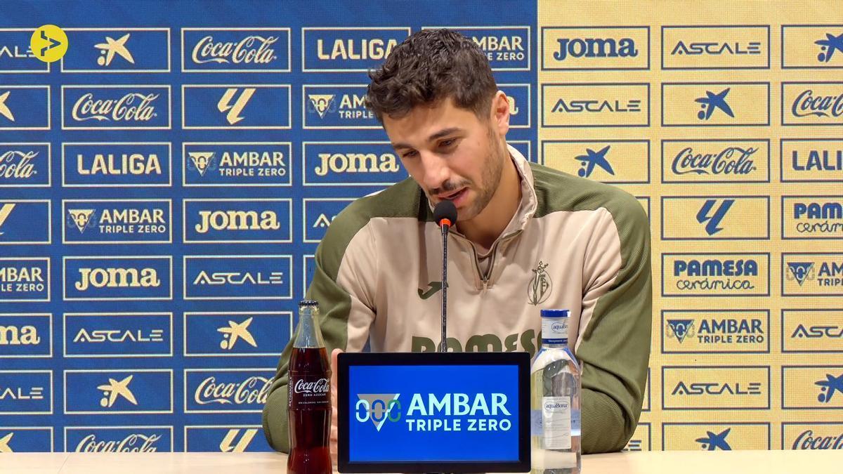 Vídeo | Comesaña analiza la actualidad del Villarreal y confiesa que tiene muchas ganas de revancha en la Champions