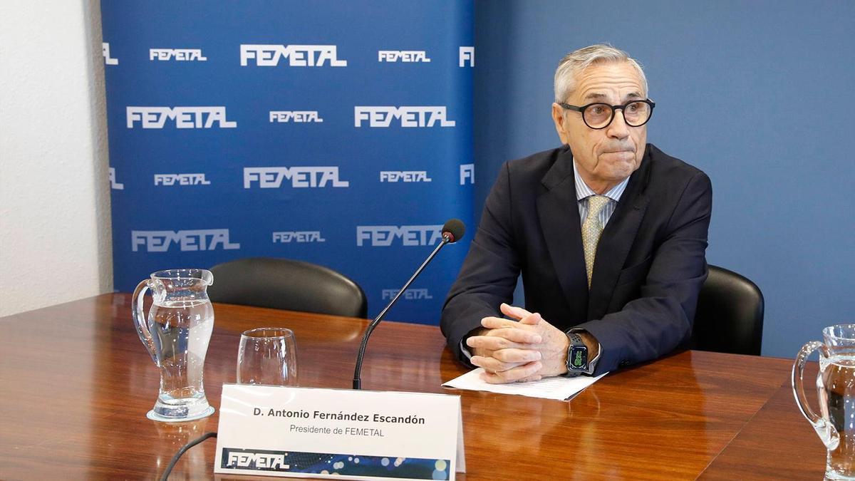 Antonio Fernández-Escandón, presidente de Femetal