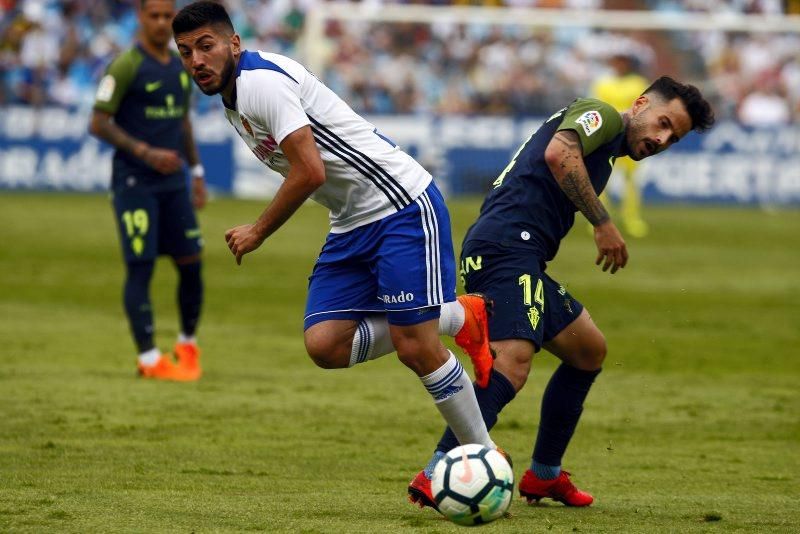 Sufrida victoria del Real Zaragoza contra el Sporting de Gijón