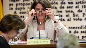 La exministra y vicepresidenta primera y comisaria de Competencia de la Comisión Europea, Teresa Ribera, comparece durante la Comisión sobre el ‘caso Koldo’ en el Senado, a 9 de junio de 2025