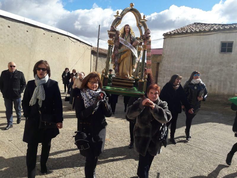 Fiesta de Santa Águeda en el mundo rural